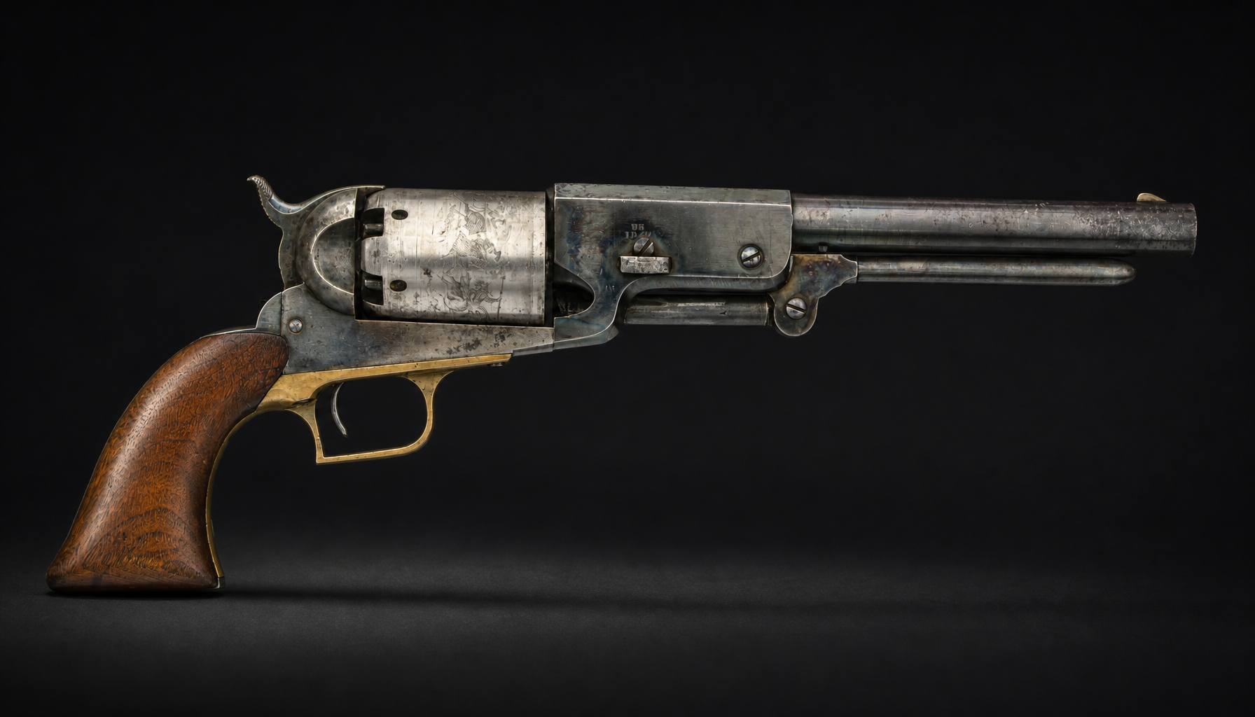 The 1847 Colt Walker: a 4.5-pound .44 that revived Colt's fortunes.